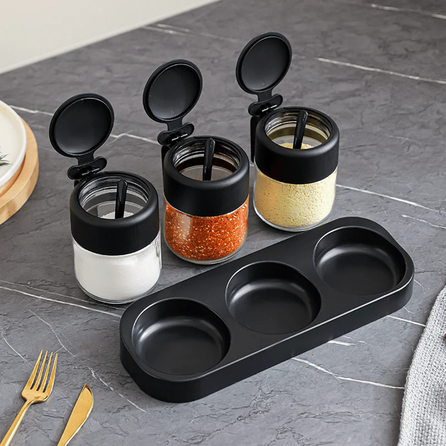 Orson Spice Jar with Spoon Set of 3 - Image 5