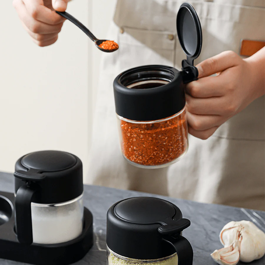 Orson Spice Jar with Spoon Set of 3 - Image 6