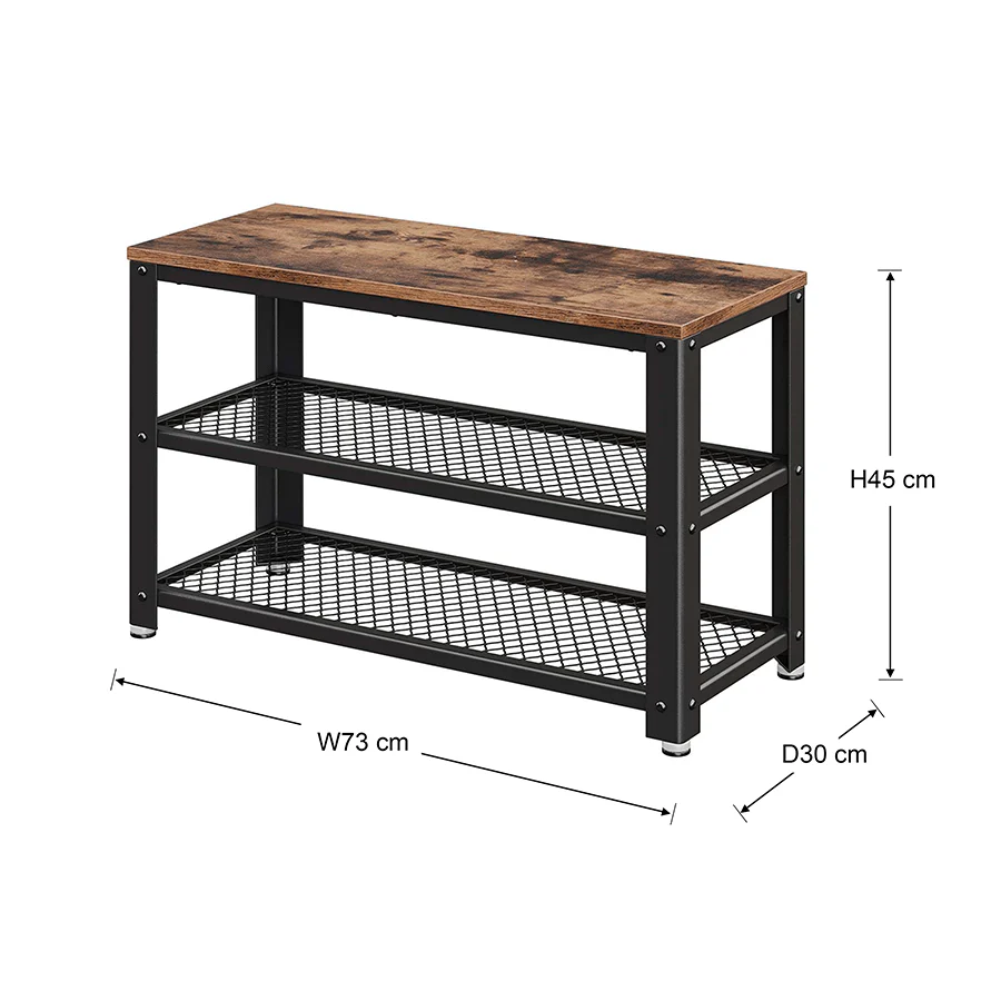 Palmer Bench Shoe Rack - Image 11