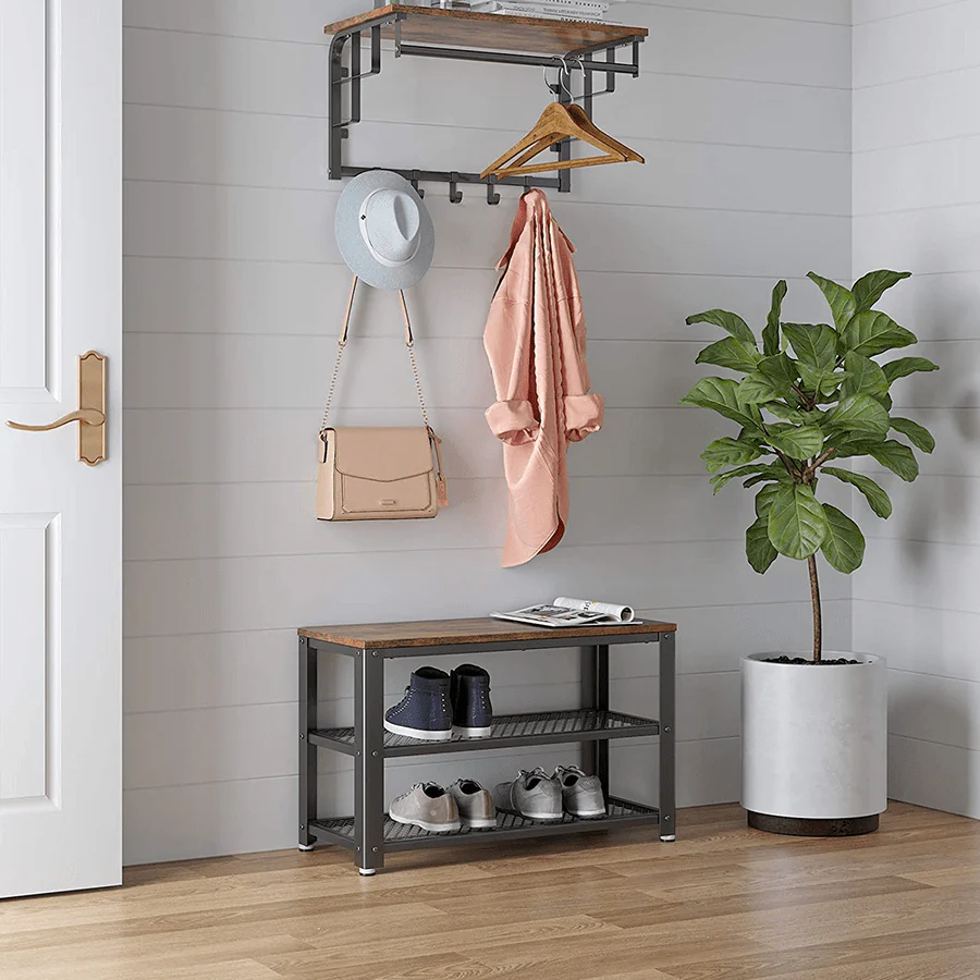 Palmer Bench Shoe Rack - Image 4