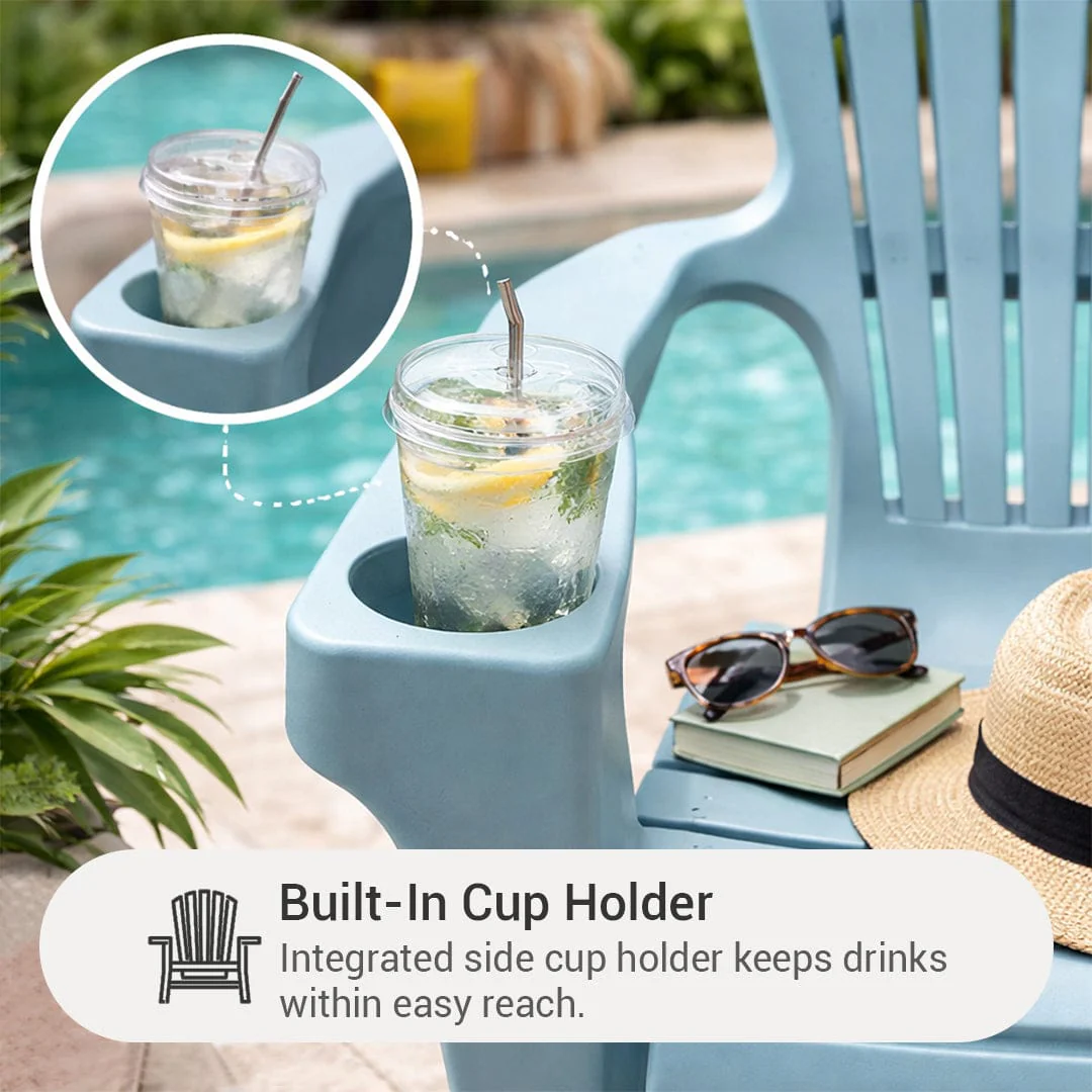 Paloma Plastic Outdoor Lounger - Image 5
