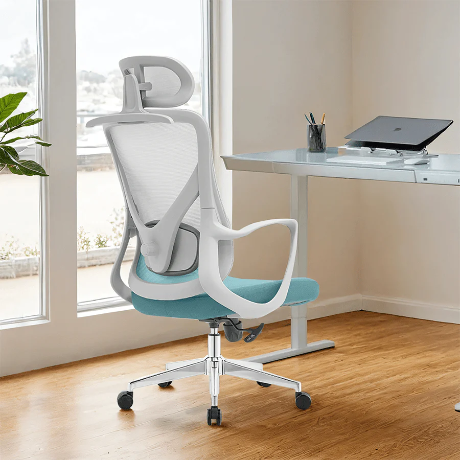 Paris High Back Wide Seat Office Chair - Image 3
