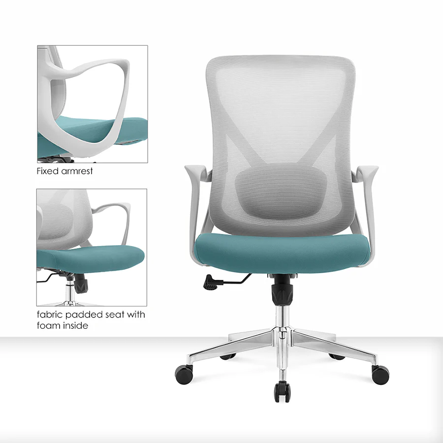 Paris Low Back Wide Seat Office Chair - Image 11