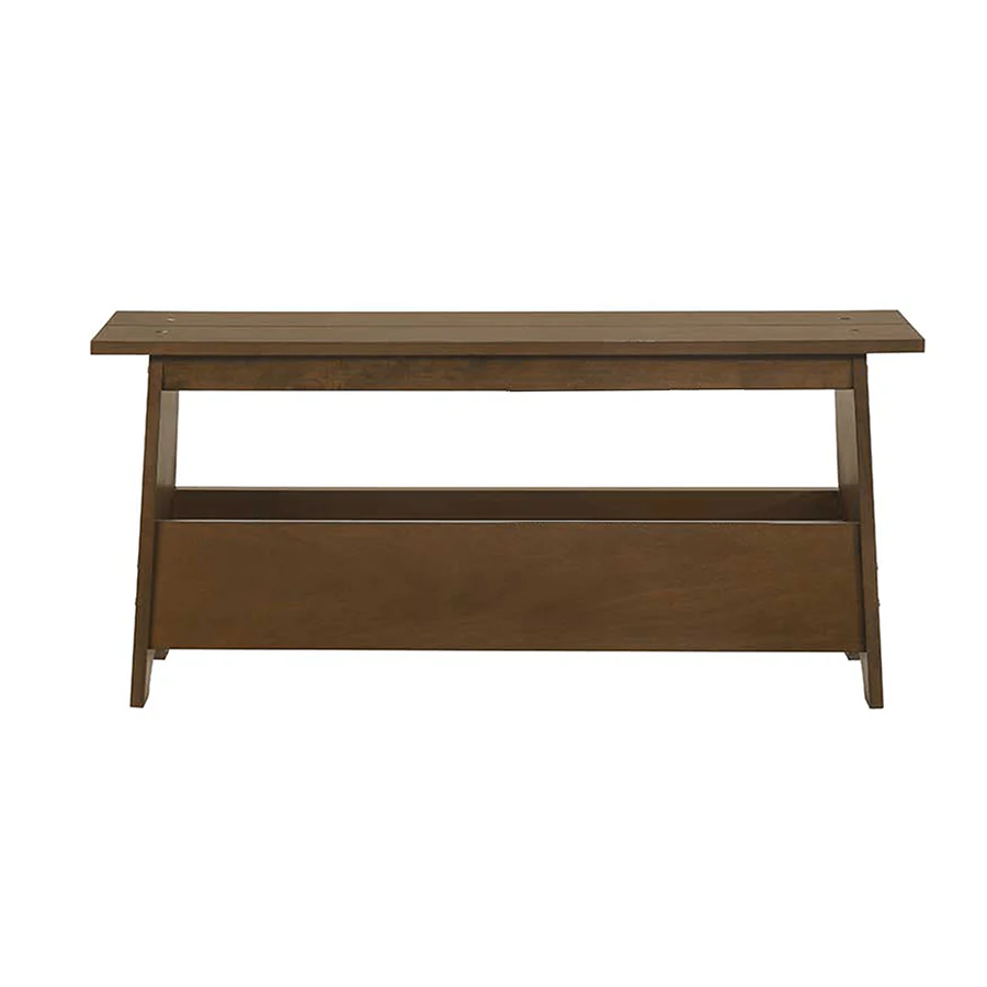 Pasha Wooden Bench with Storage - Image 4