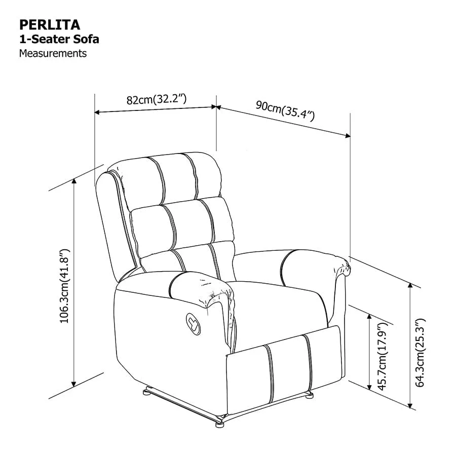 Perlita 1 Seat Recliner Sofa - Image 25