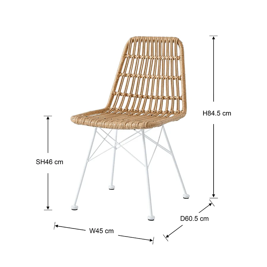 Pike Rattan Dining Chair - Image 14