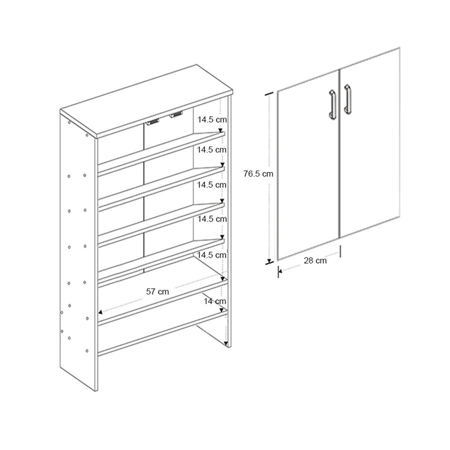 Pilar Shoe Cabinet - Image 11