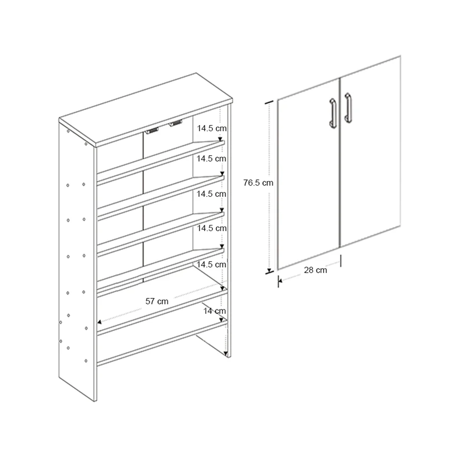 Pilar Shoe Cabinet - Image 33