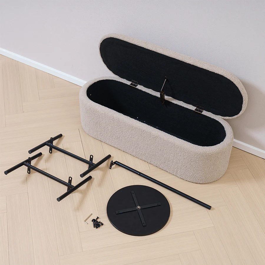 Pria Bench with Table & Storage - Image 7