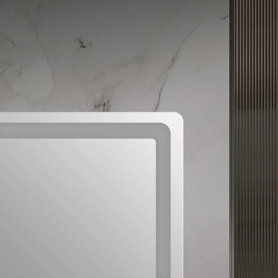 Rectangle Bathroom Mirror with LED Backlight - Image 3