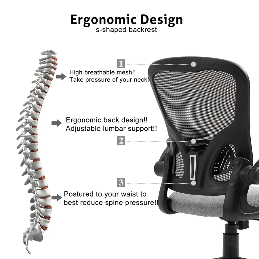 Remus Low Back Office Chair - Image 17