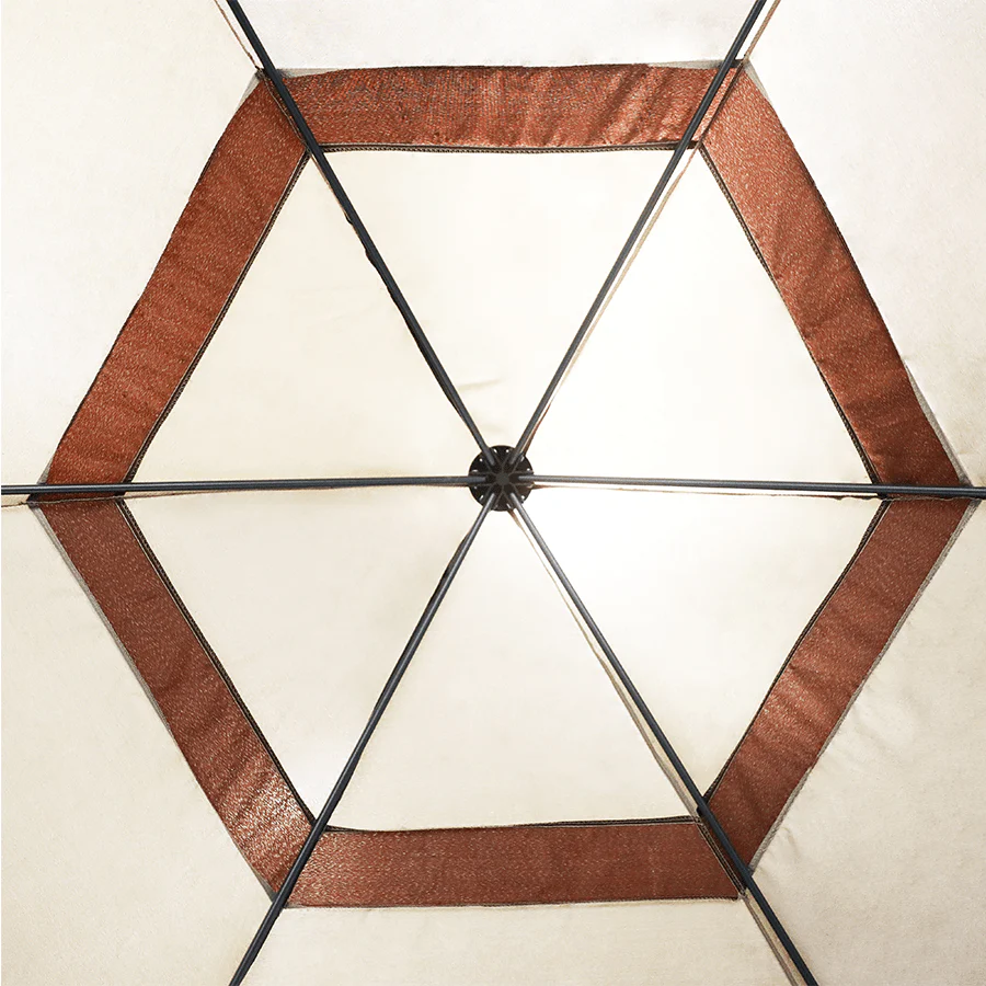 Reva Hexagon Folding Gazebo - Image 8