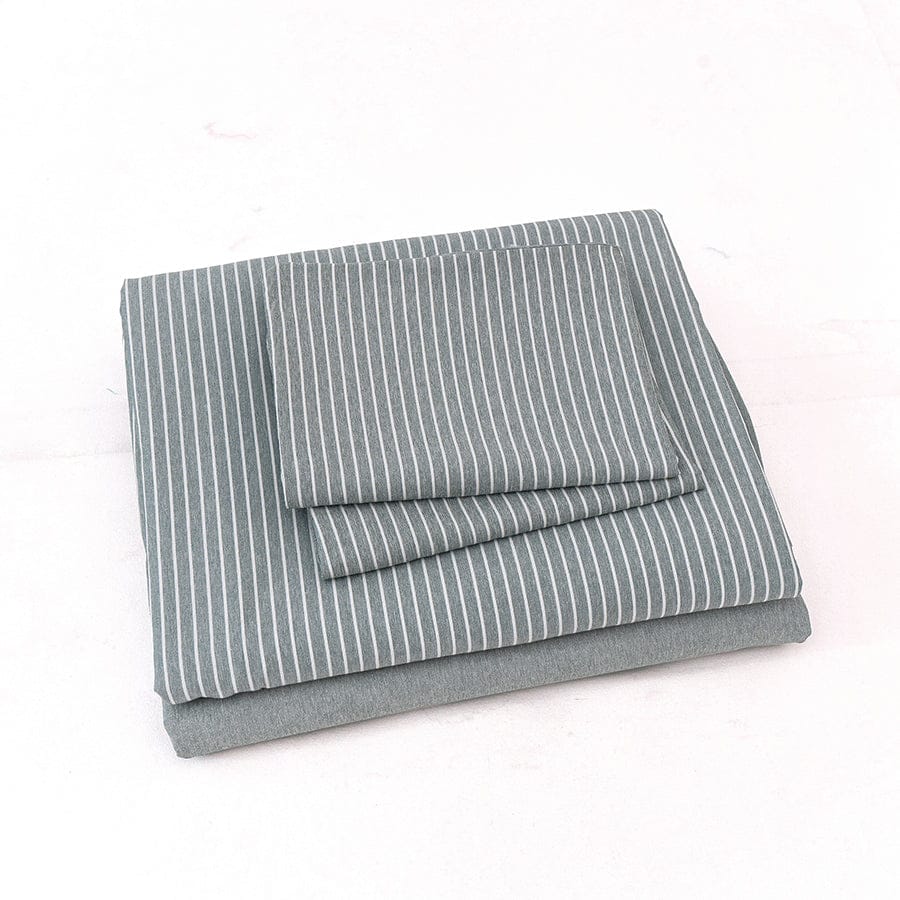Reversible Stripe Stardew 4pc Flat Sheet Set - Image 3