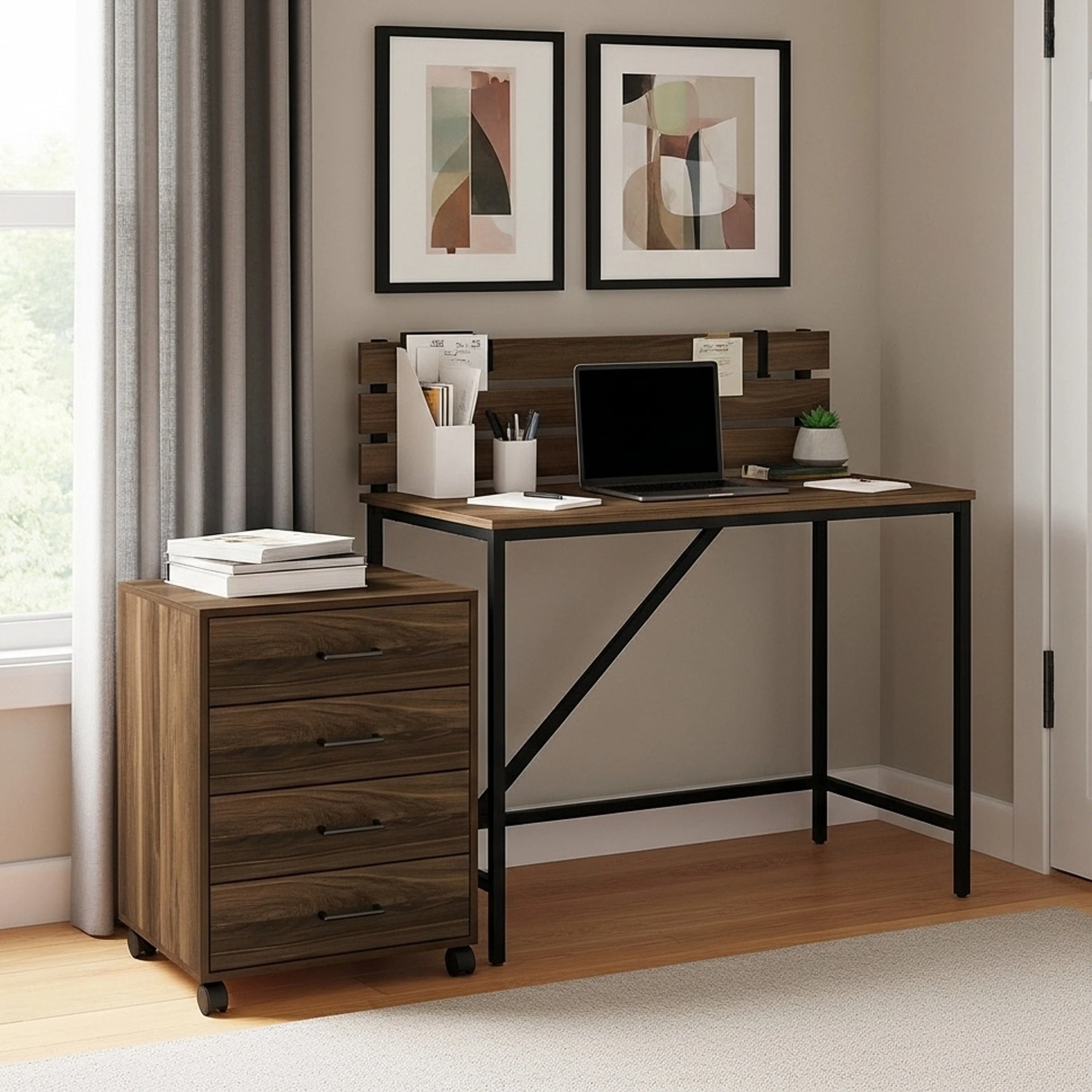 Rhys 4 Drawer Pedestal - Image 16