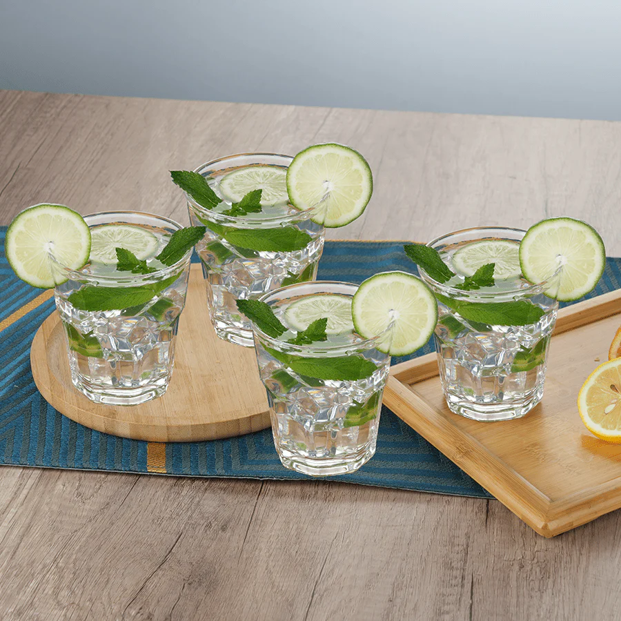 Rigo Drinking Glass 4pc Set - 10oz - Image 4