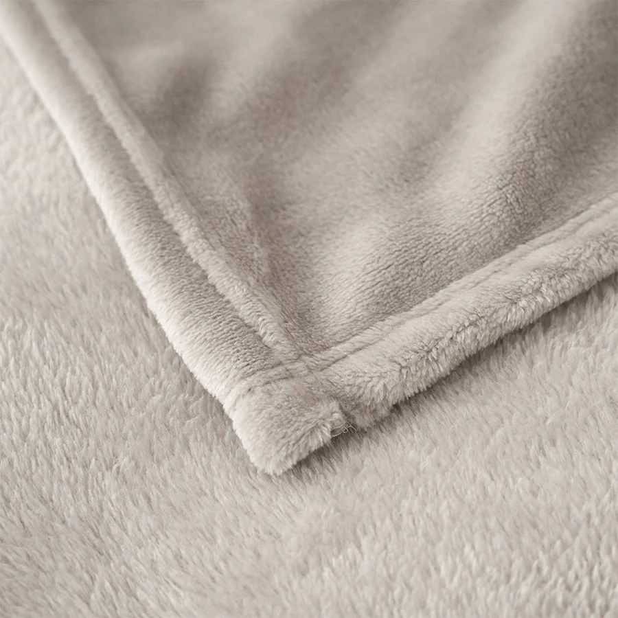 Rion Plain Bedspread - Gray - Image 10