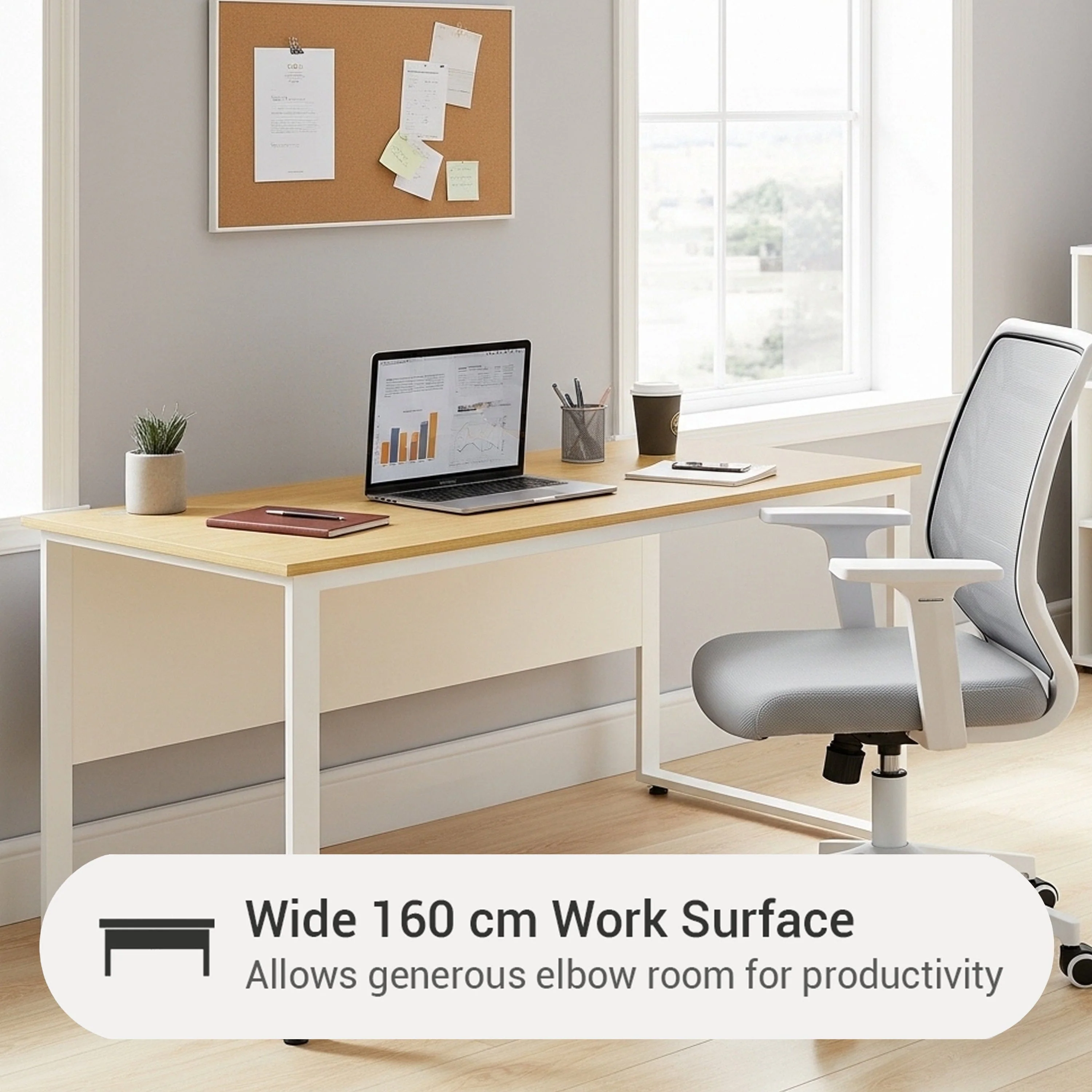 Rollins 160 cm Desk - Image 3