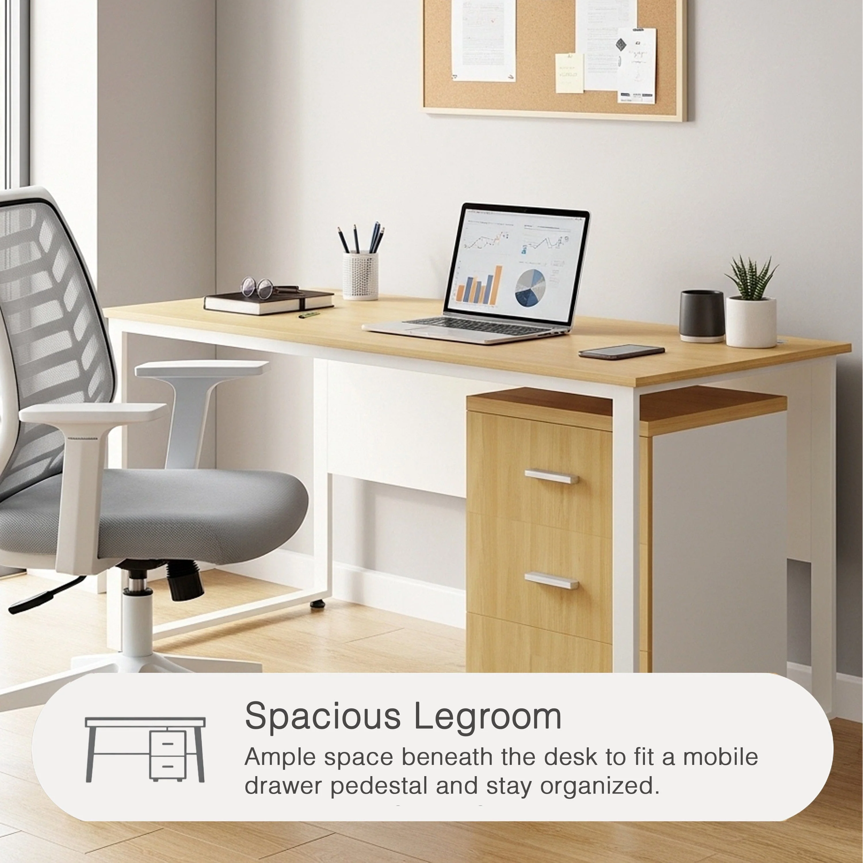 Rollins 160 cm Desk - Image 4