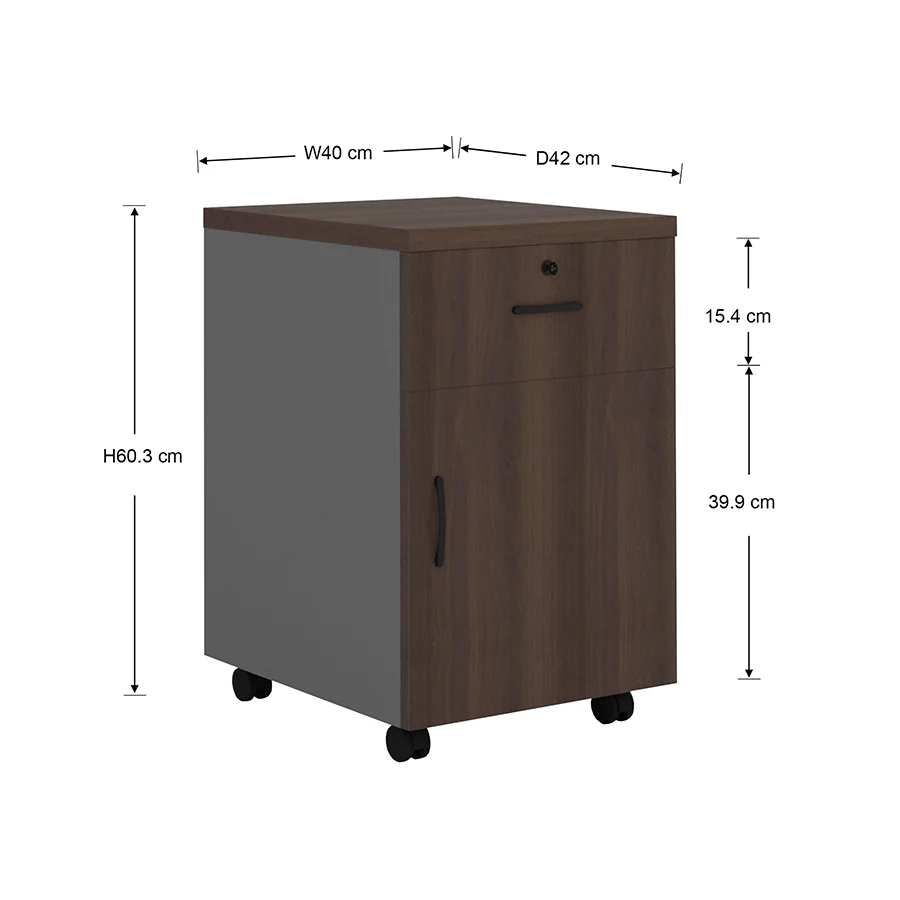 Rollins Mobile with 1 Door Pedestal - Image 11