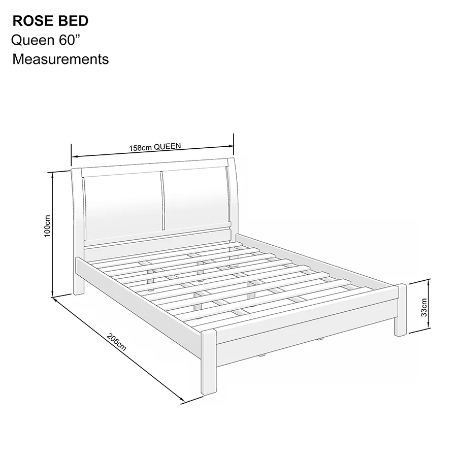 Rose 60x75" Bed - Image 15