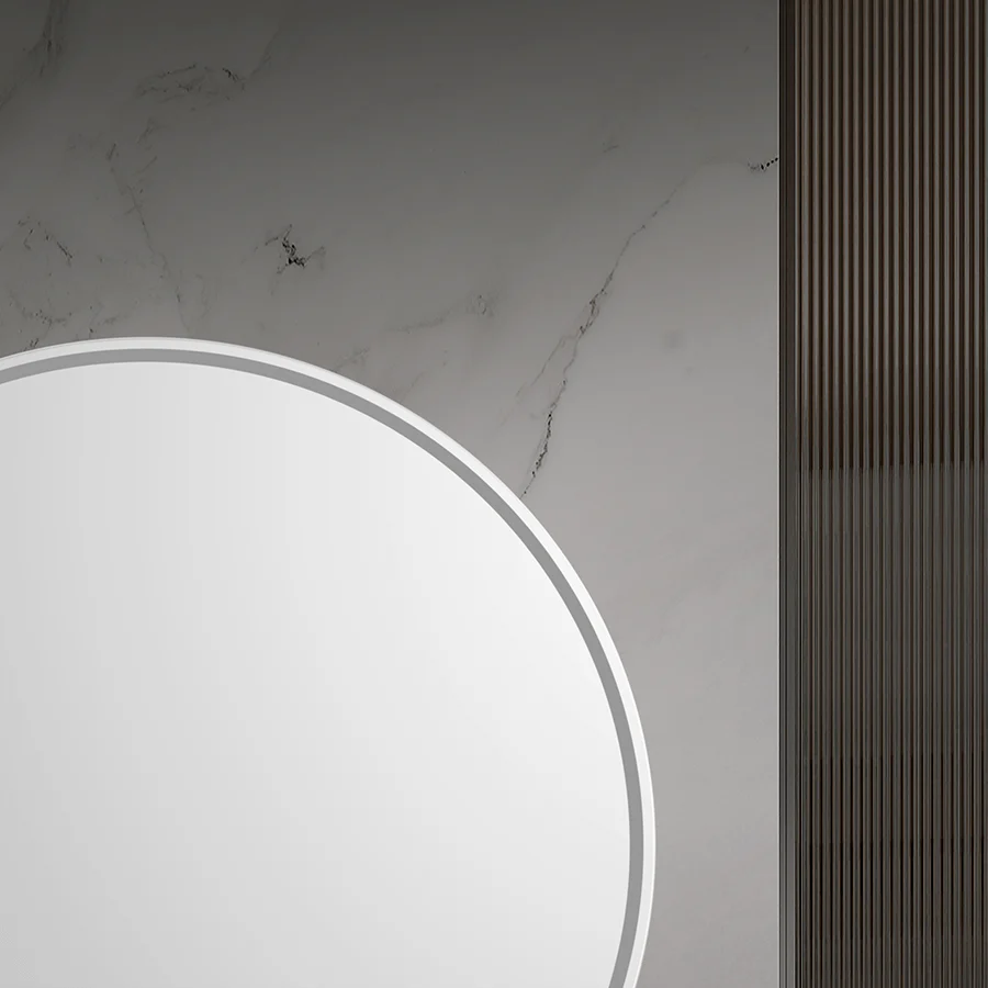 Round Bathroom Mirror with LED Backlight - Image 3