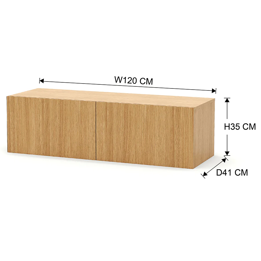Russel 120 cm 2 Door Hanging Cabinet - Image 31