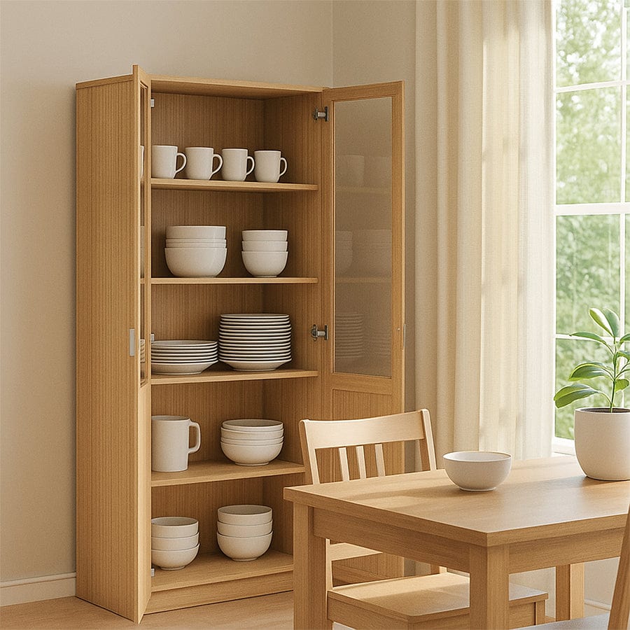 Russel 2 Door High Display Cabinet - Image 15