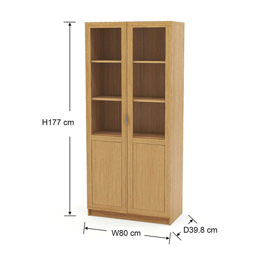 Russel 2 Door High Display Cabinet - Image 22