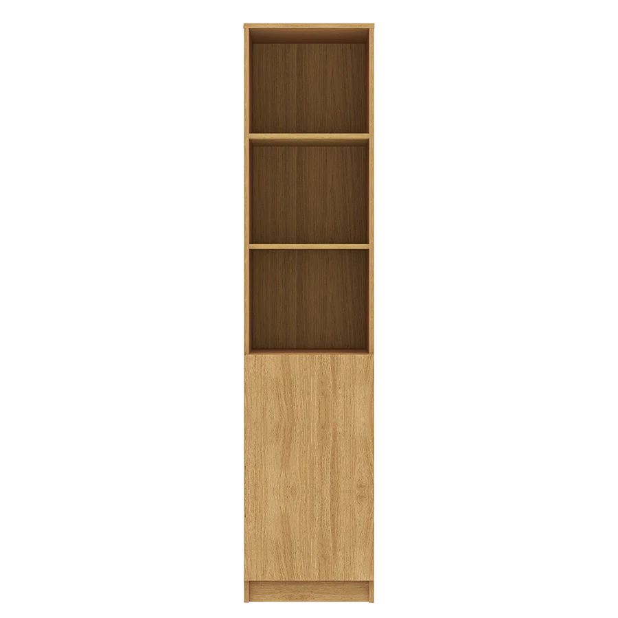Russel 40 cm Narrow 1 Door Bookcase - Image 5