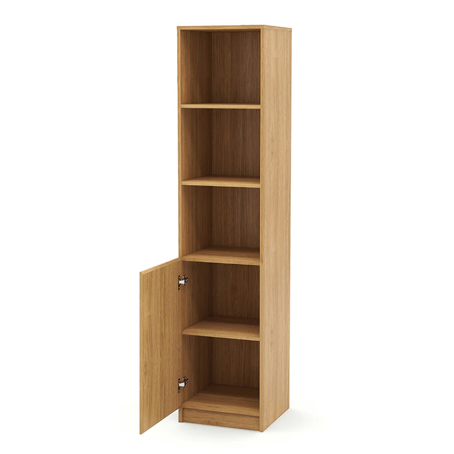 Russel 40 cm Narrow 1 Door Bookcase - Image 6