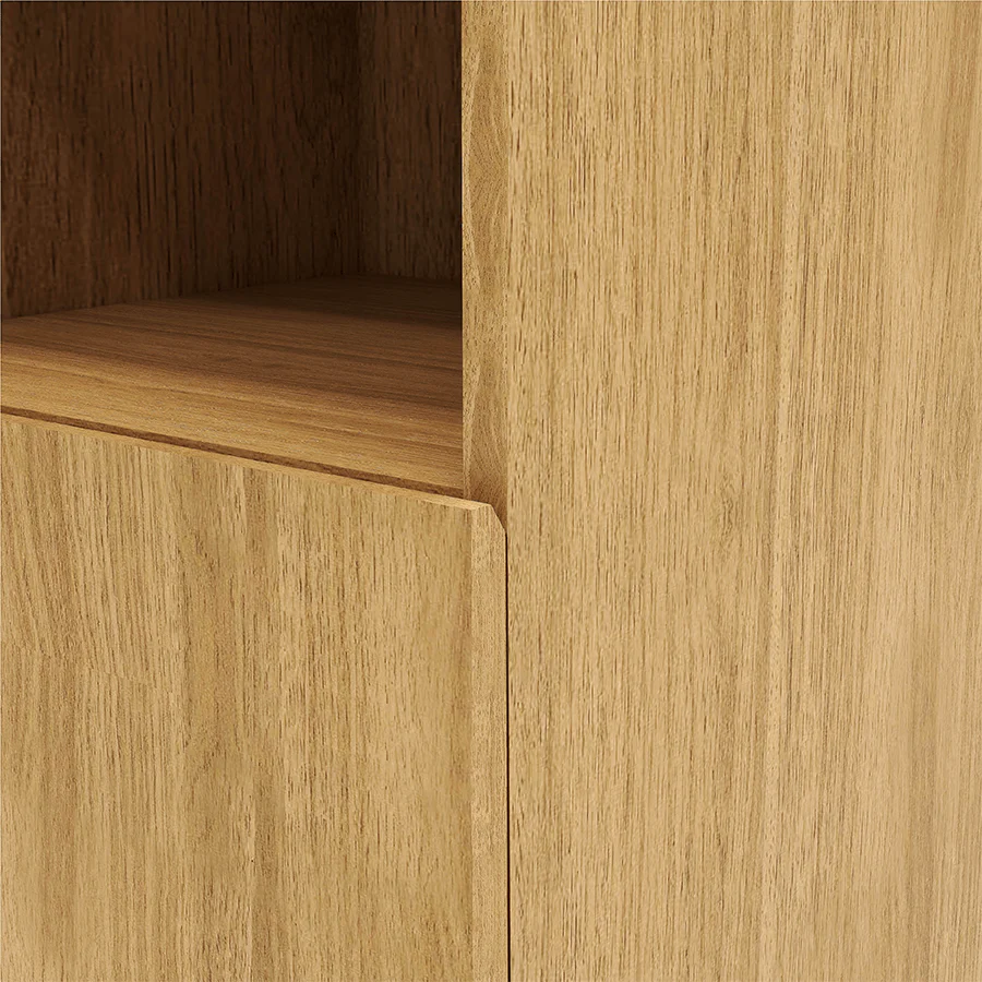 Russel 40 cm Narrow 1 Door Bookcase - Image 8