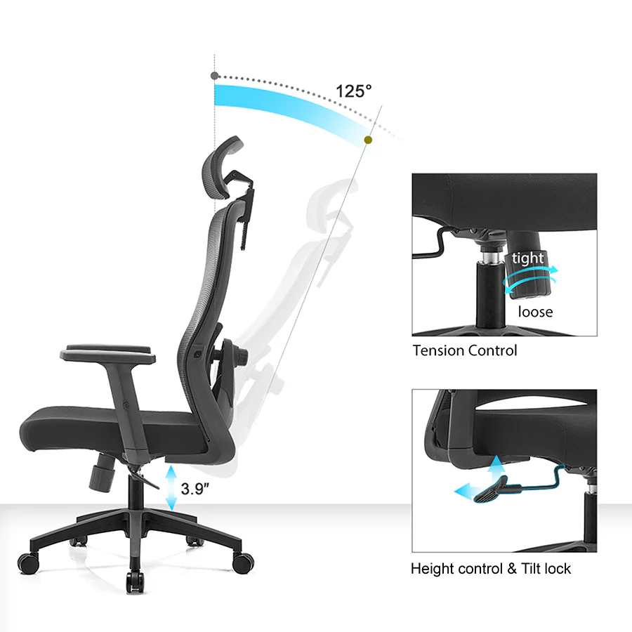 Sammy High Back Office Chair - Image 22