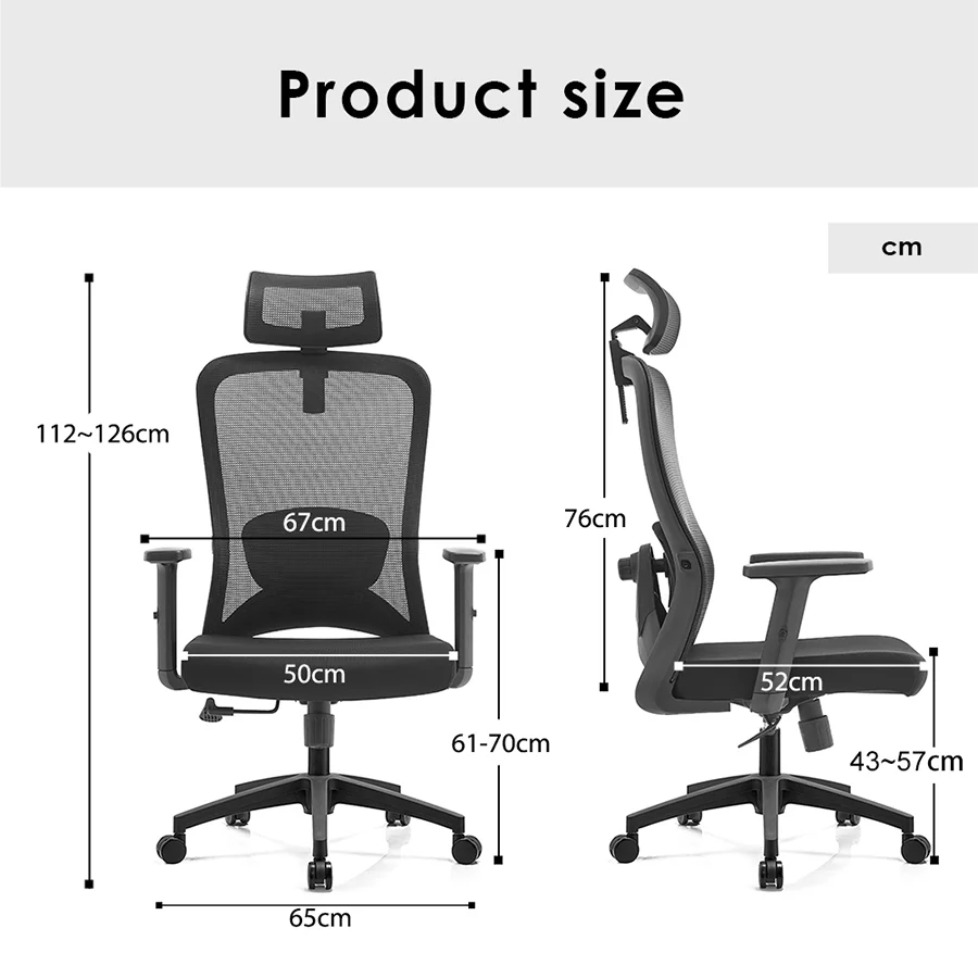 Sammy High Back Office Chair - Image 25