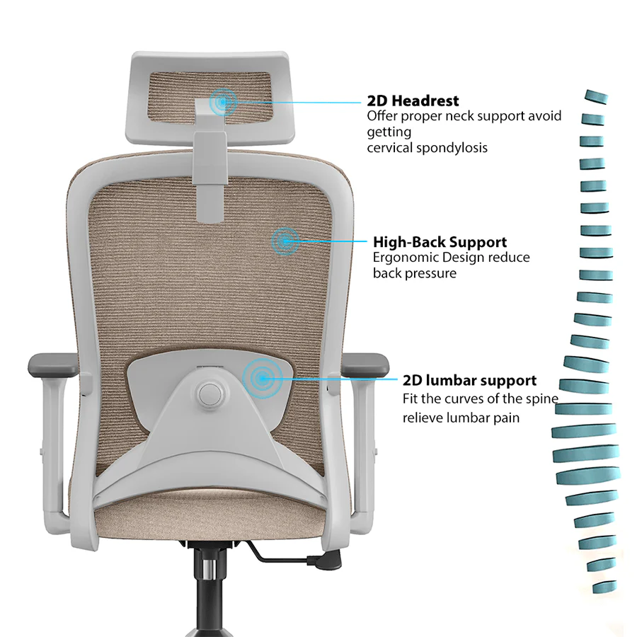 Sammy High Back Office Chair - Image 7