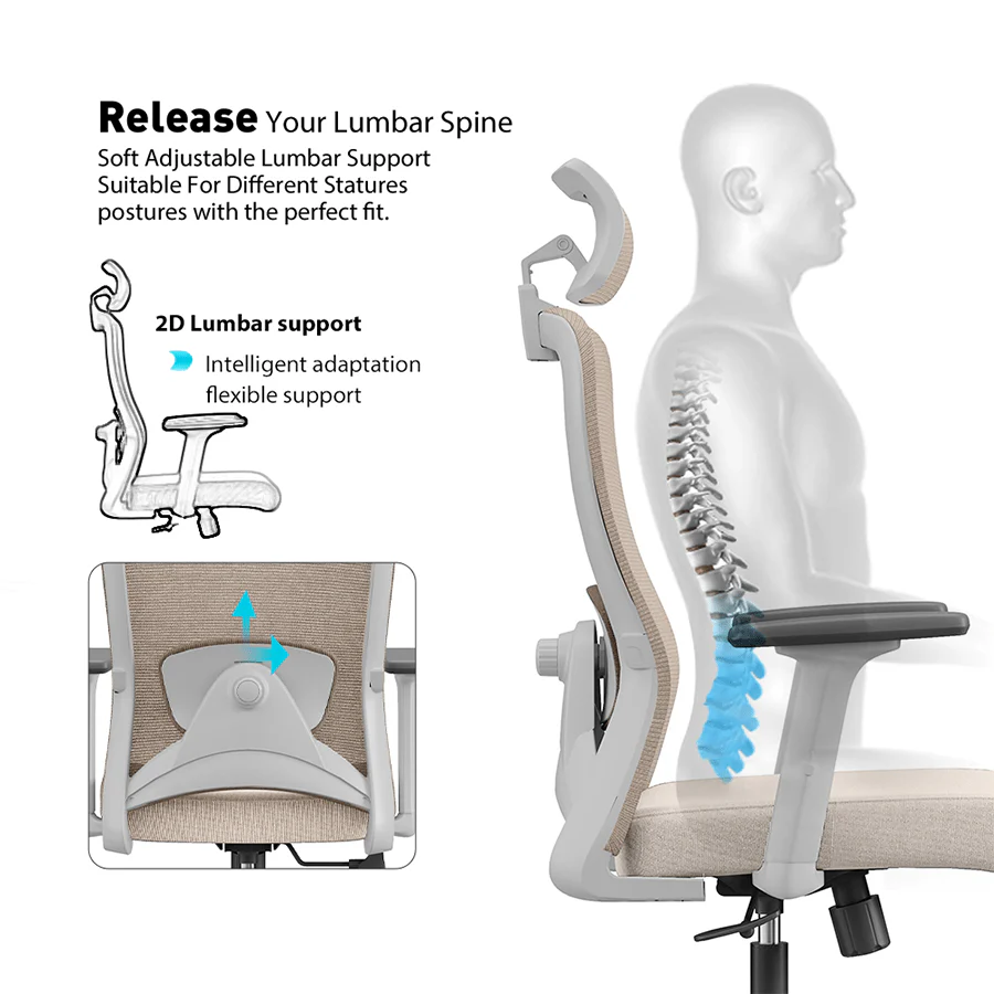 Sammy High Back Office Chair - Image 8