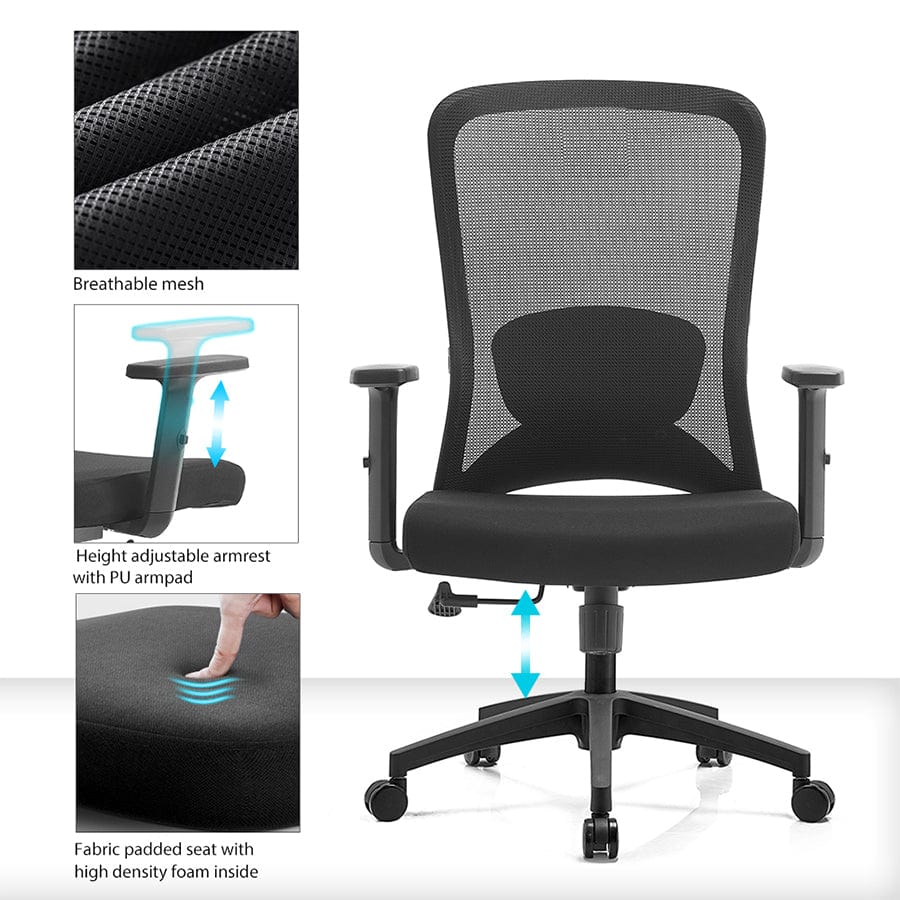 Sammy Low Back Office Chair - Image 10