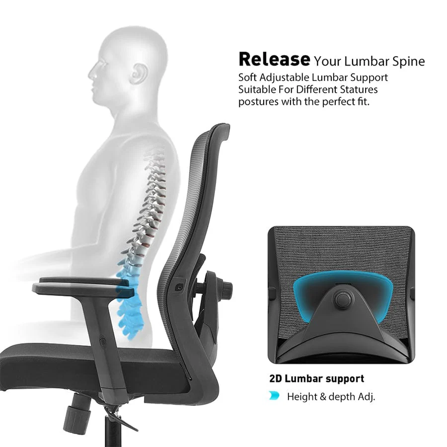 Sammy Low Back Office Chair - Image 8
