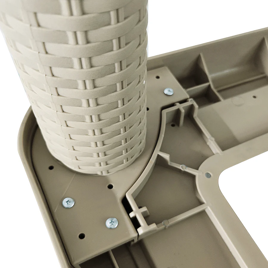 Santi 4 Seater Plastic Outdoor Dining - Image 28