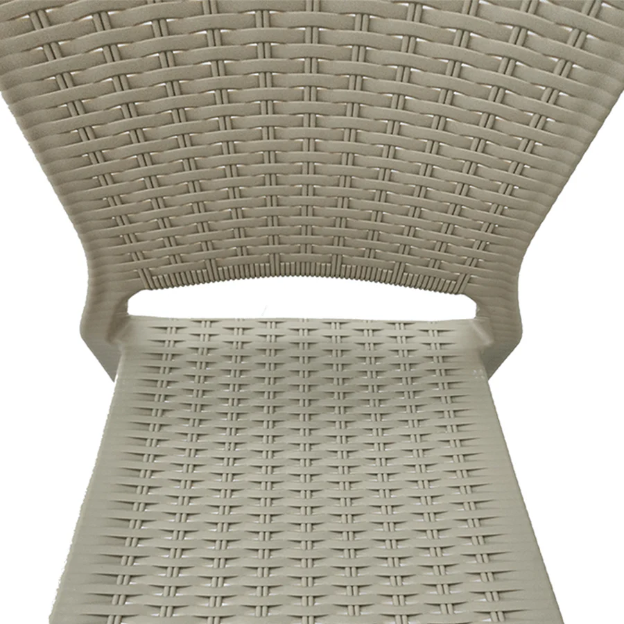 Santi 4 Seater Plastic Outdoor Dining - Image 33