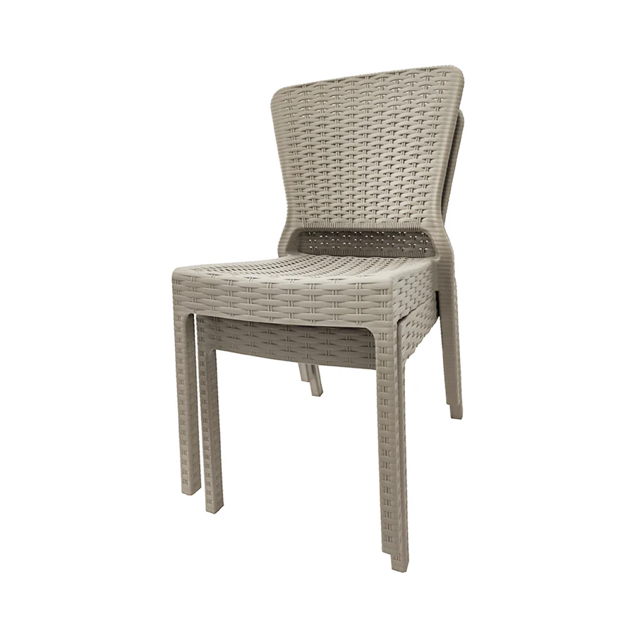 Santi 4 Seater Plastic Outdoor Dining - Image 35