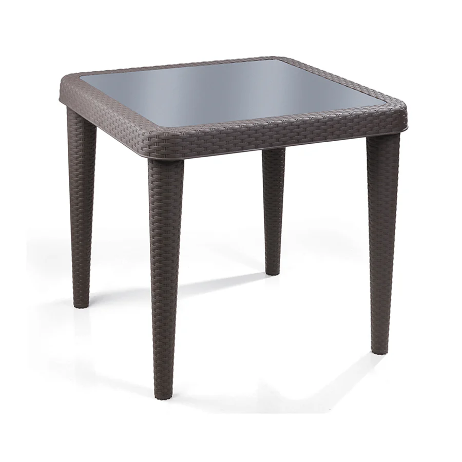 Santi 4 Seater Plastic Outdoor Dining - Image 5