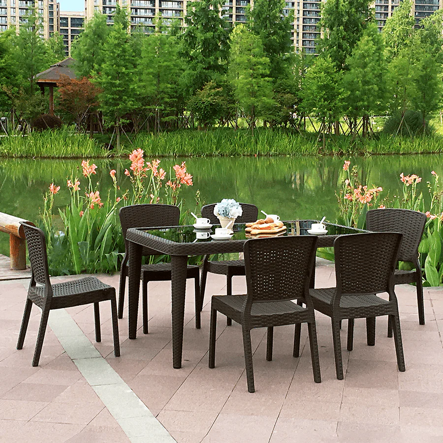 Santi 6 Seater Outdoor Table - Image 11