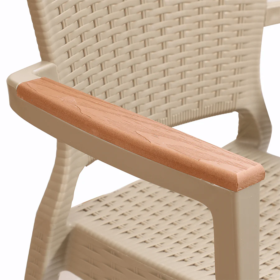 Santi 6 Seater Plastic Outdoor Dining - Image 13