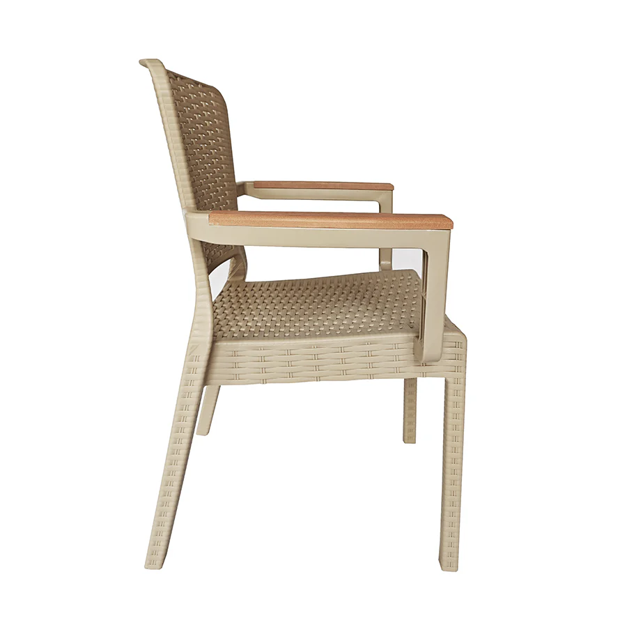 Santi 6 Seater Plastic Outdoor Dining - Image 14