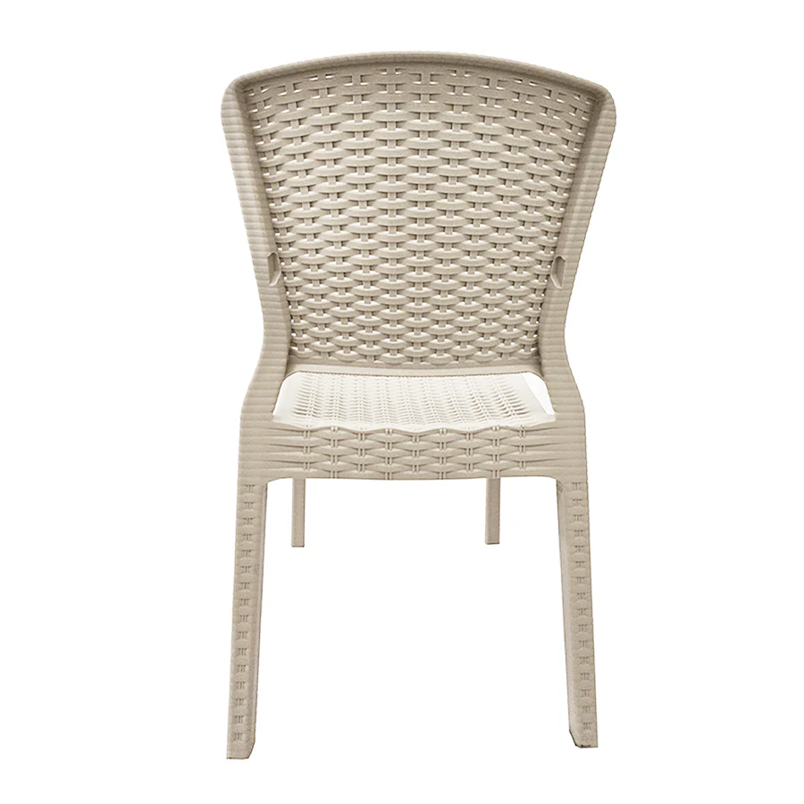 Santi 6 Seater Plastic Outdoor Dining - Image 21