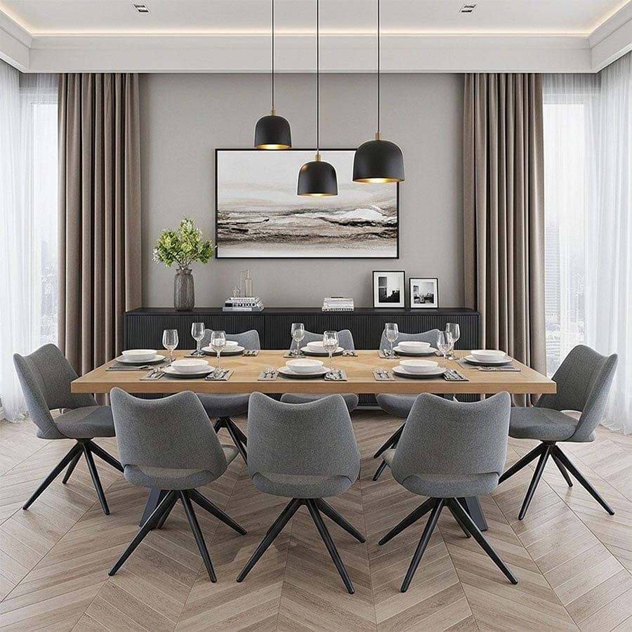 Santiago 8 Seater Dining Set - Image 3