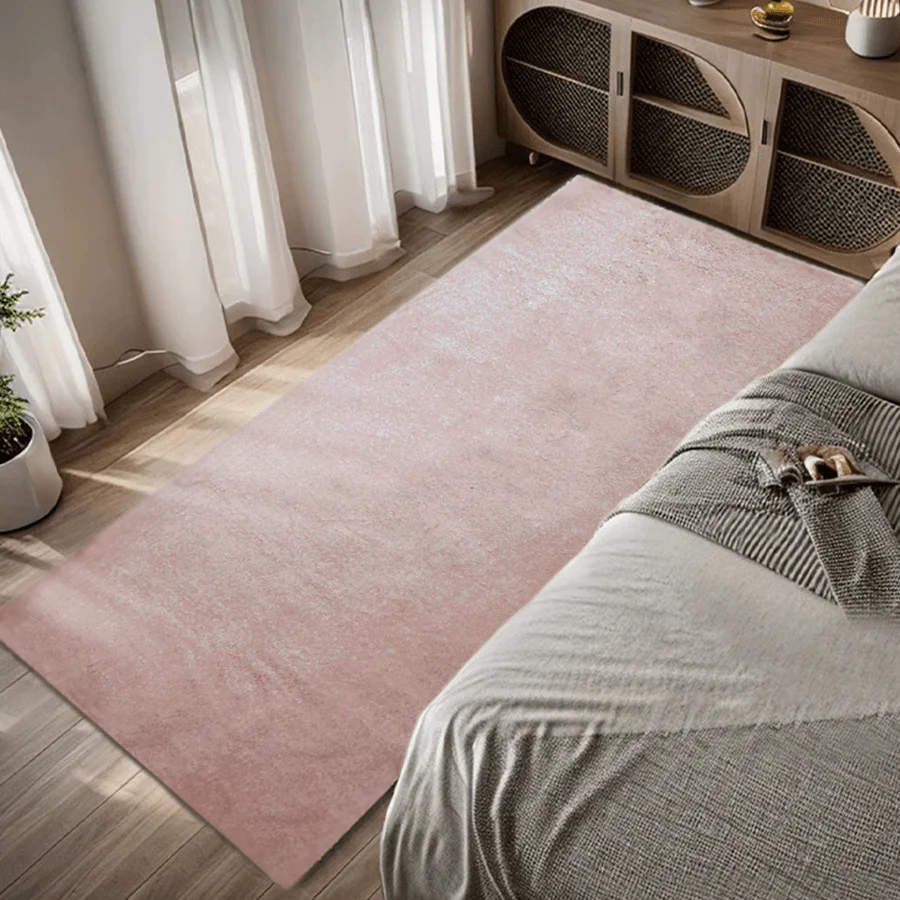 Saven Ash Rose Shaggy Rug - Image 2