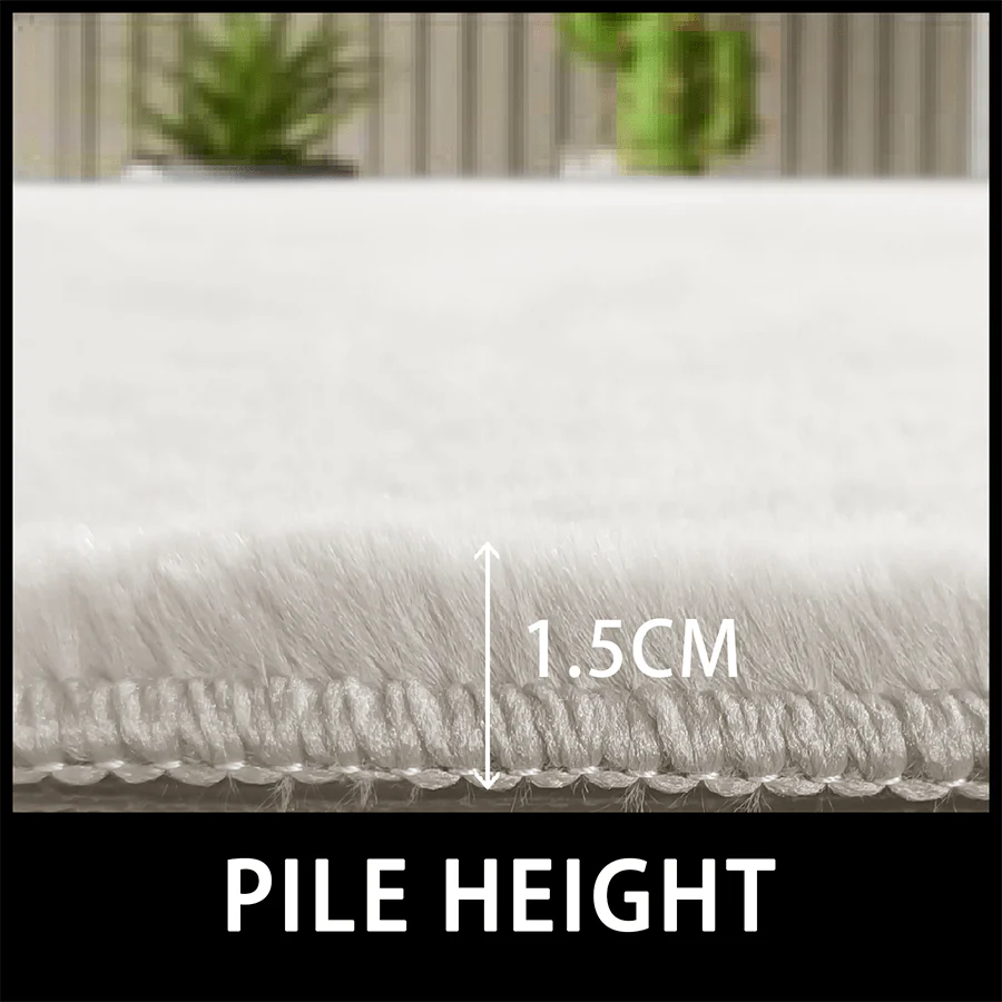 Saven Oat Shaggy Rug - Image 3