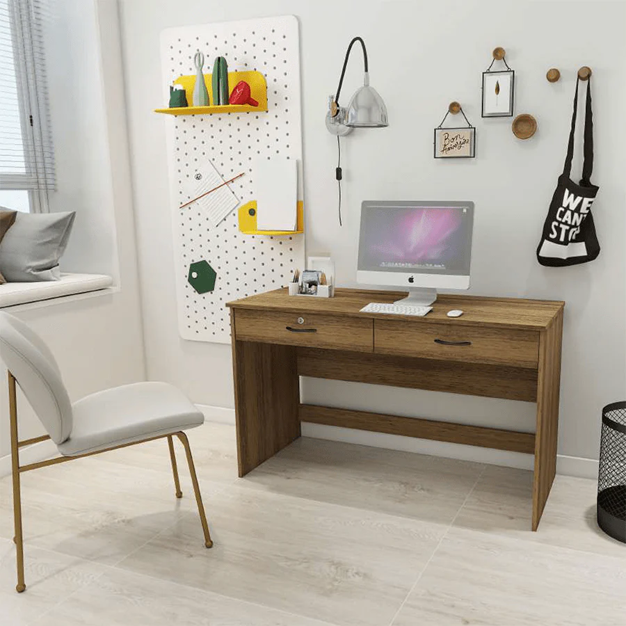 Saxon 120 cm Desk with 2 Drawer - Image 2