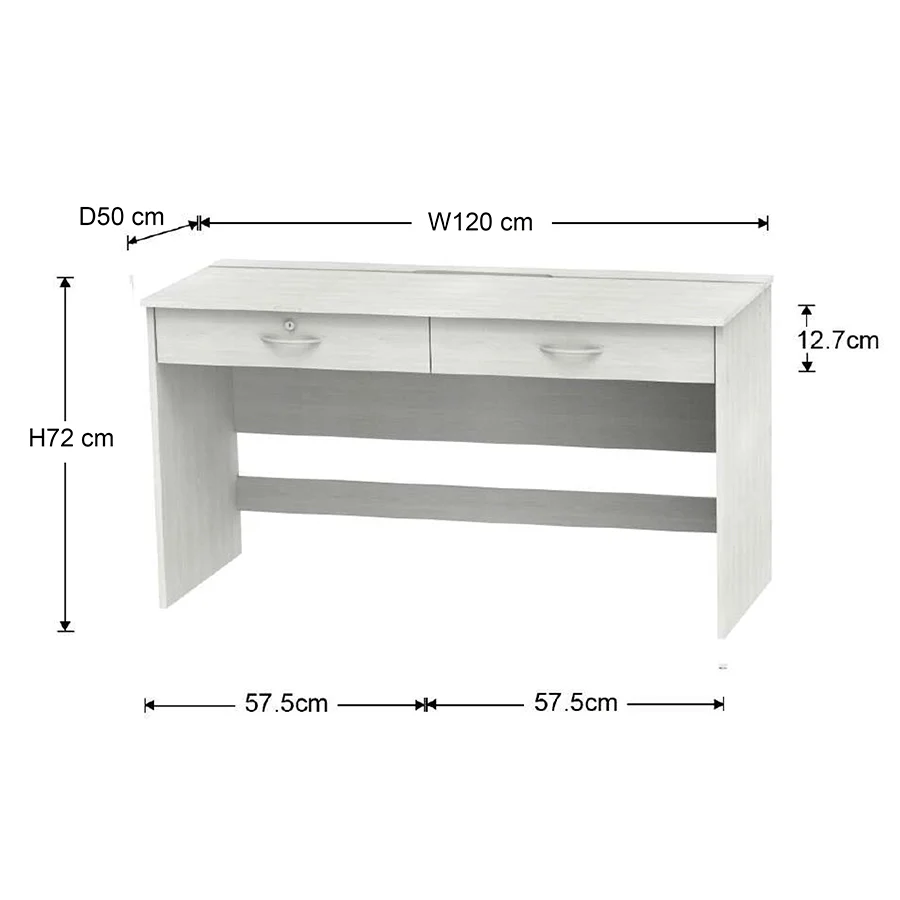 Saxon 120 cm Desk with 2 Drawer - Image 39